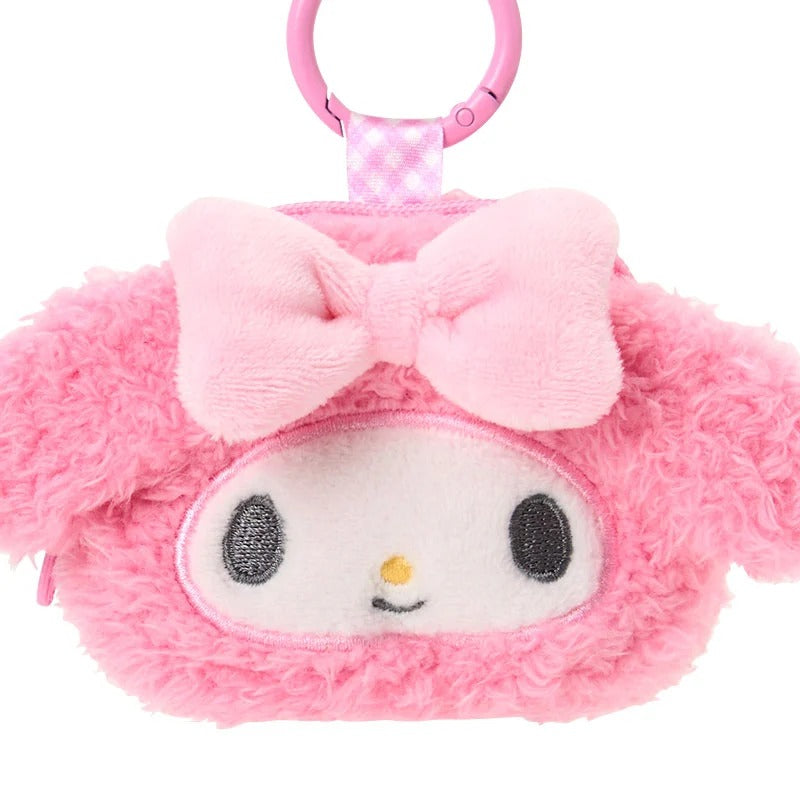 My Melody Plush Mini Pouch Carabiner Keychain Bags Japan Original