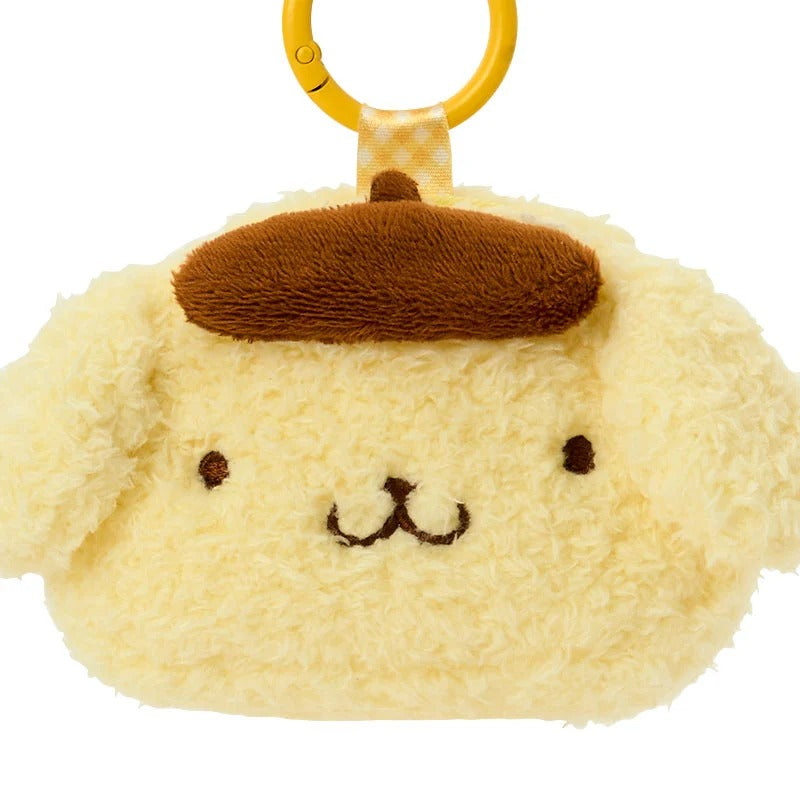 Pompompurin Plush Mini Pouch Carabiner Keychain Bags Japan Original