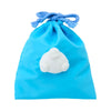 Cinnamoroll Face Plush Drawstring Travel Pouch Bags Japan Original
