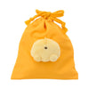 Pompompurin Face Plush Drawstring Travel Pouch Bags Japan Original