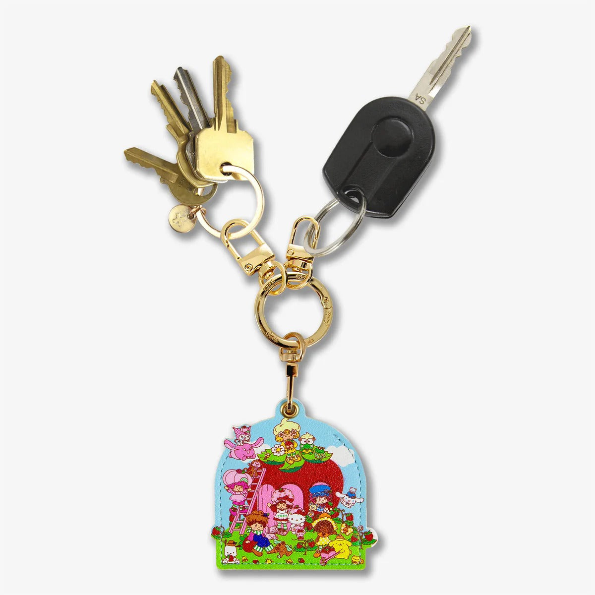 Hello Kitty and Friends x Sonix Strawberry Shortcake AirTag Keychain Accessory BySonix Inc.