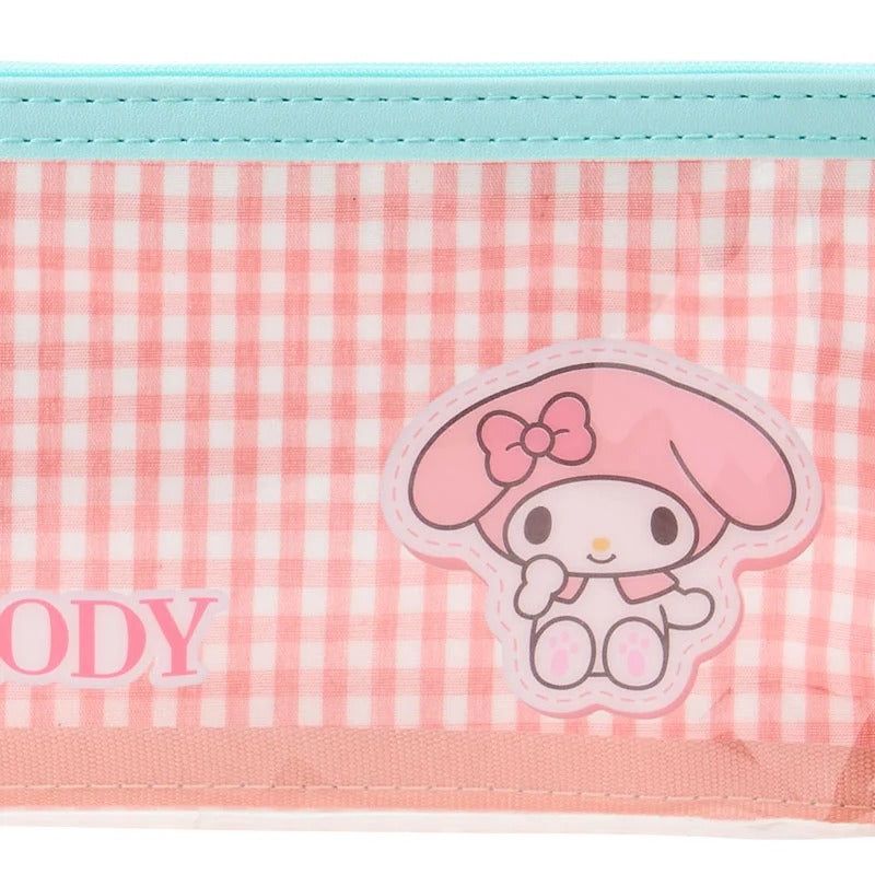 My Melody Gingham Pencil Pouch Stationery Japan Original