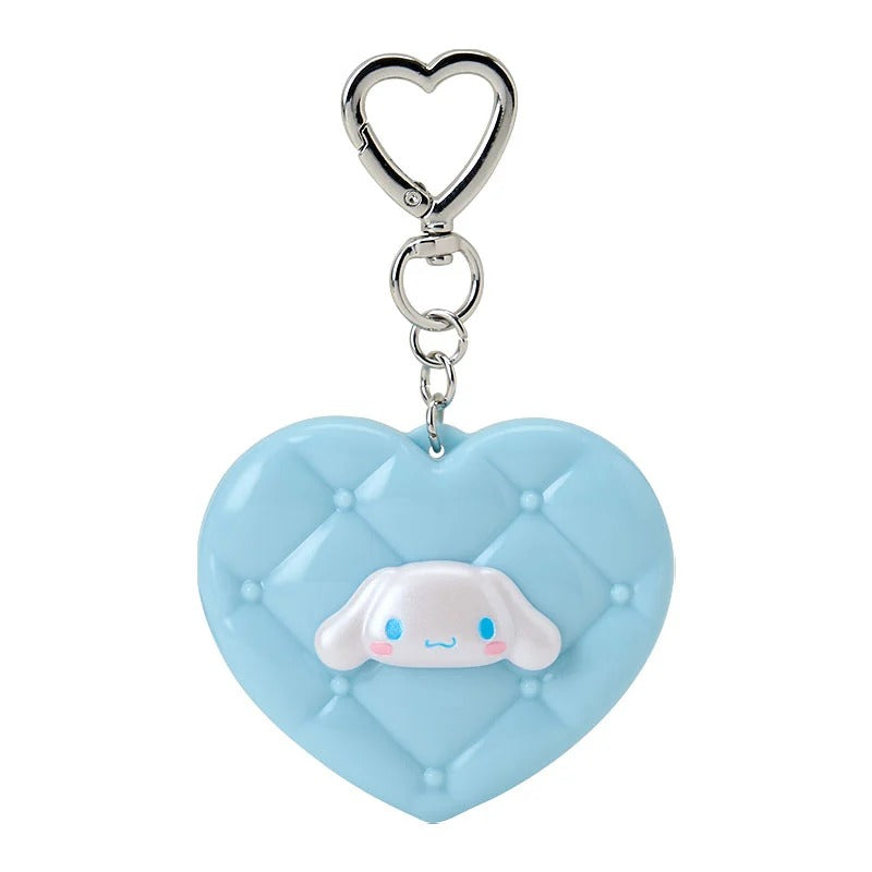 Cinnamoroll Quilted Mini Mirror Keychain Accessory Japan Original