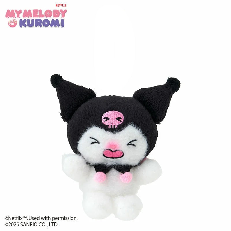 Kuromi Crying Plush Mascot Keychain (My Melody & Kuromi Netflix Series