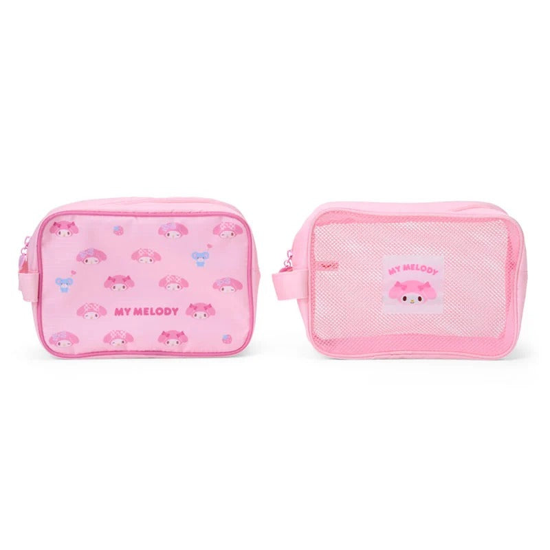 My Melody 2-pc Travel Pouch Set