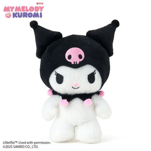 Kuromi 8" Posable Plush (My Melody & Kuromi Netflix Series) Plush Japan Original