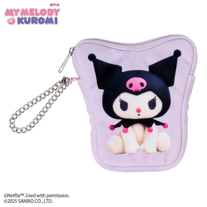 kuromi】マメ増田 6’1” ツインフィン　　ハードケース付 Kuromi Mini Card Case (My Melody & Kuromi Netflix Series)