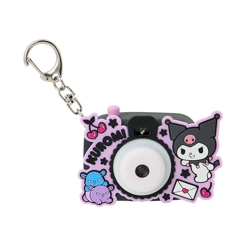 Kuromi Mini Light Projection Camera Keychain Accessory Japan Original