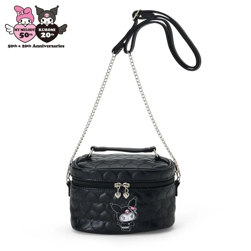 Kuromi Crossbody Vanity Bag (My Melody 50th & Kuromi 20th Anniv. Melo Series) Bags Japan Original