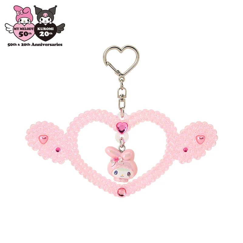My Melody Bag Charm (My Melody 50th & Kuromi 20th Anniv. Melo Series) Accessory Japan Original