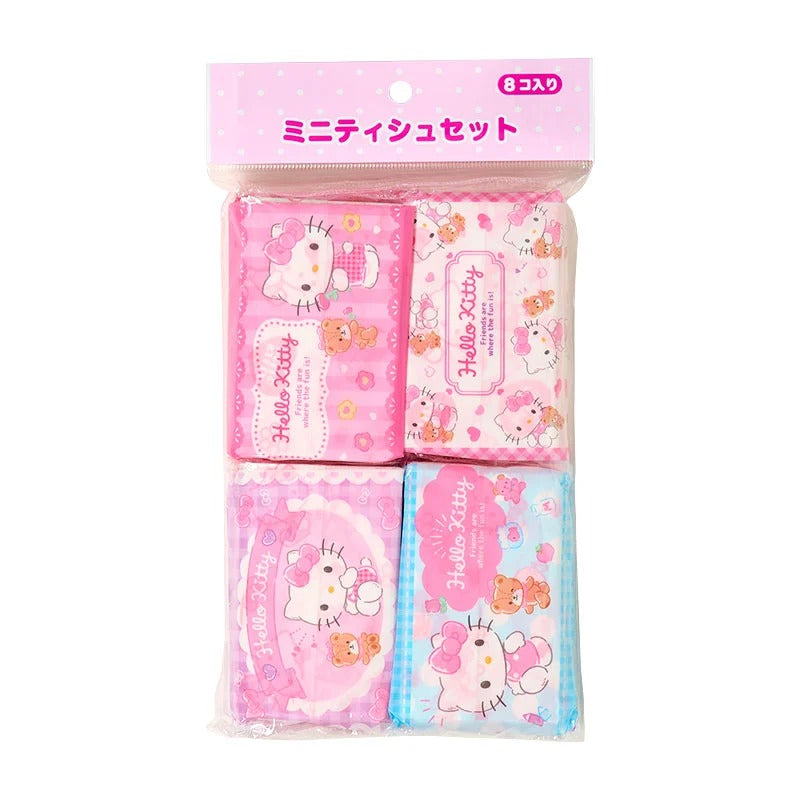 Hello Kitty 8-pc Travel Tissues Home Goods Japan Original