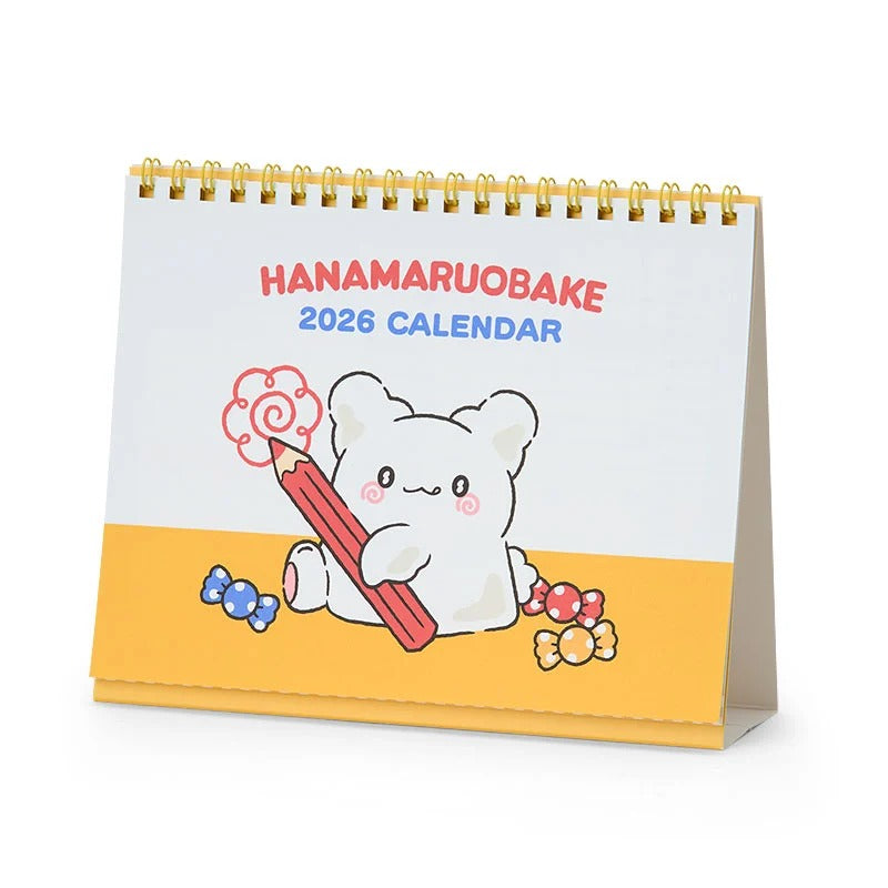 Hanamaruobake 2026 Desk Calendar Stationery Japan Original