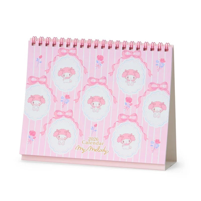 My Melody 2026 Desk Calendar Stationery Japan Original