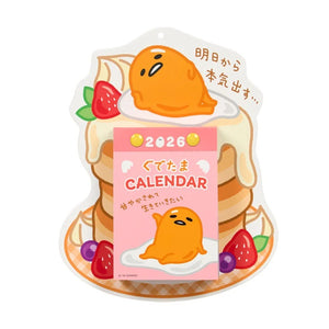 Gudetama 2026 Daily Wall Calendar Seasonal Japan Original