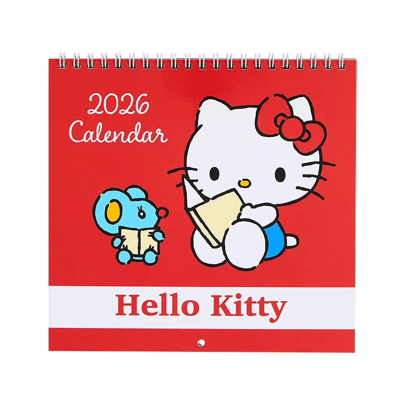 Hello Kitty 2026 Wall Calendar Stationery Japan Original