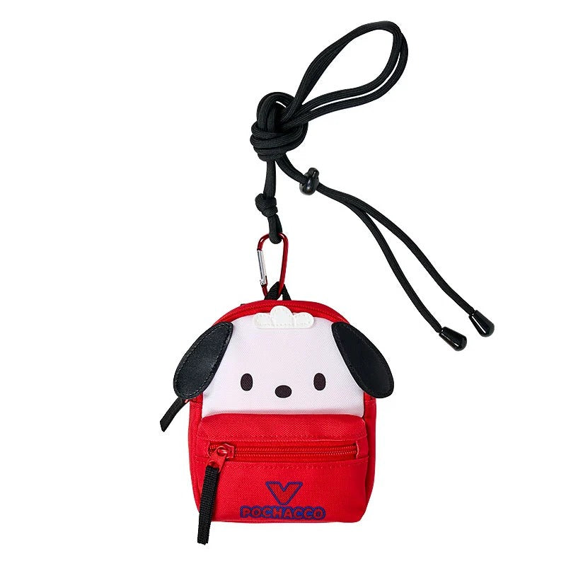 Pochacco Hapidanbui 5th Anniversary! All Together Mini Backpack Pouch