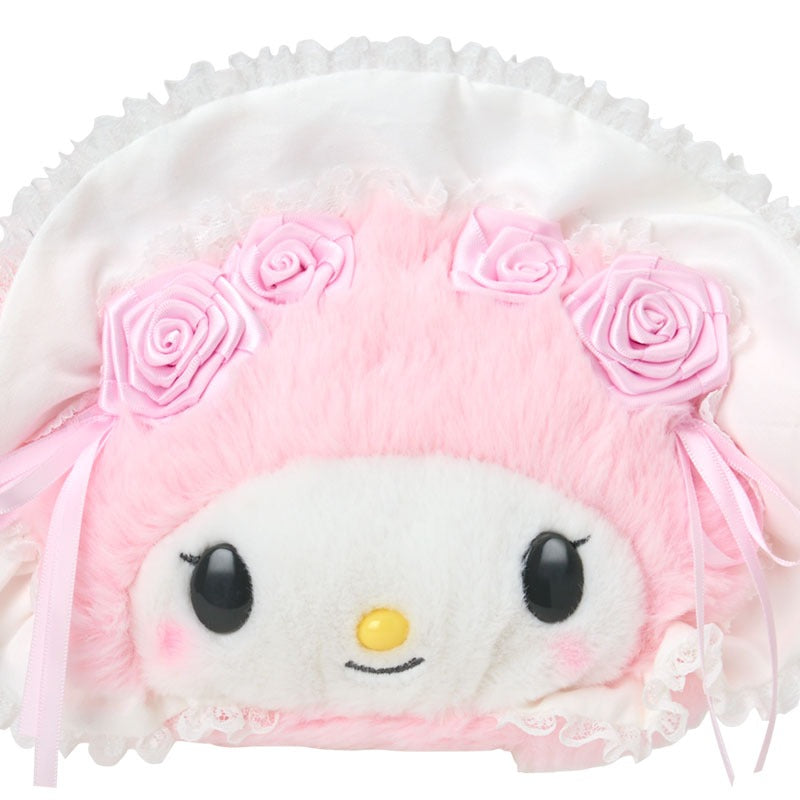 My Melody Plush Zipper Pouch (Lace and Frills Series) Bags Japan Original