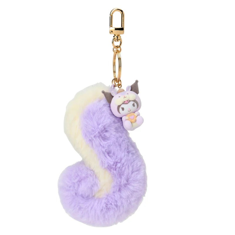 Kuromi Bag Charm (Fluffy Squirrel Series) Accessory Japan Original