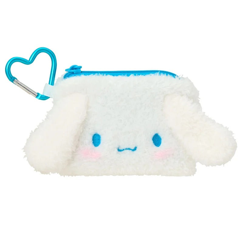Cinnamoroll Fuzzy Mini Zipper Pouch Bags Japan Original