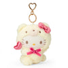 Hello Kitty Plush Mascot Keychain (Angel Teddy Bear Series) Accessory Japan Original