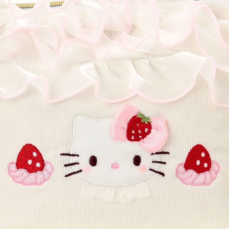 Hello Kitty Mini Zipper Pouch (Strawberry Whip Series) Bags Japan Original