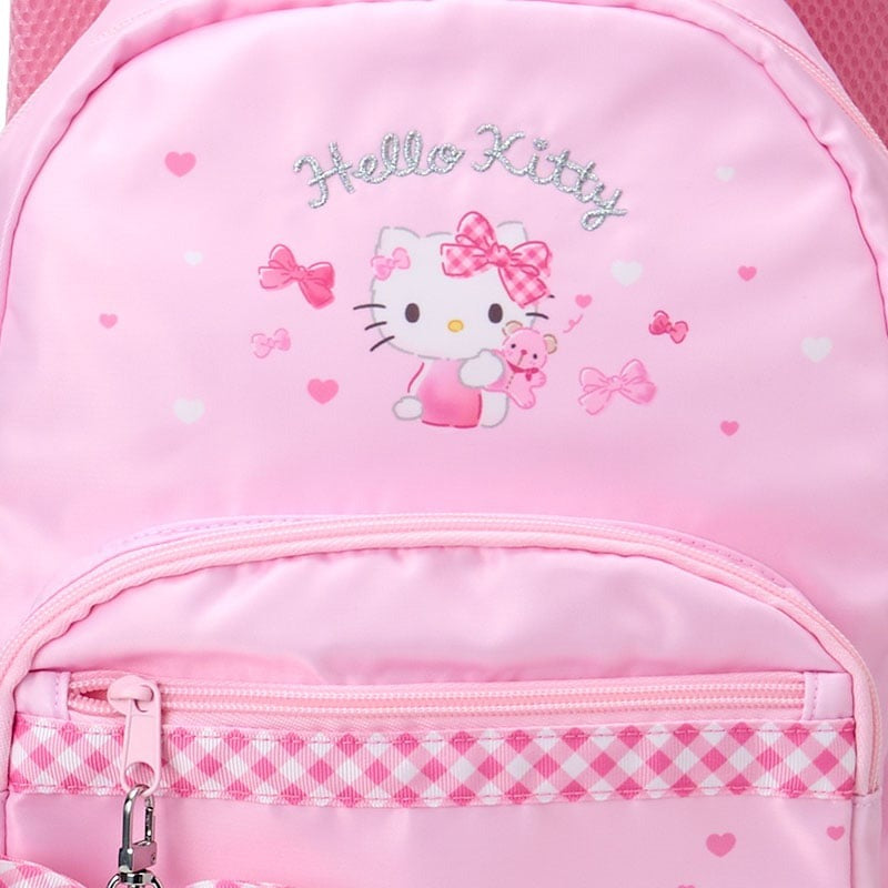 Hello Kitty Kids Ribbon Logo Backpack Bags Japan Original