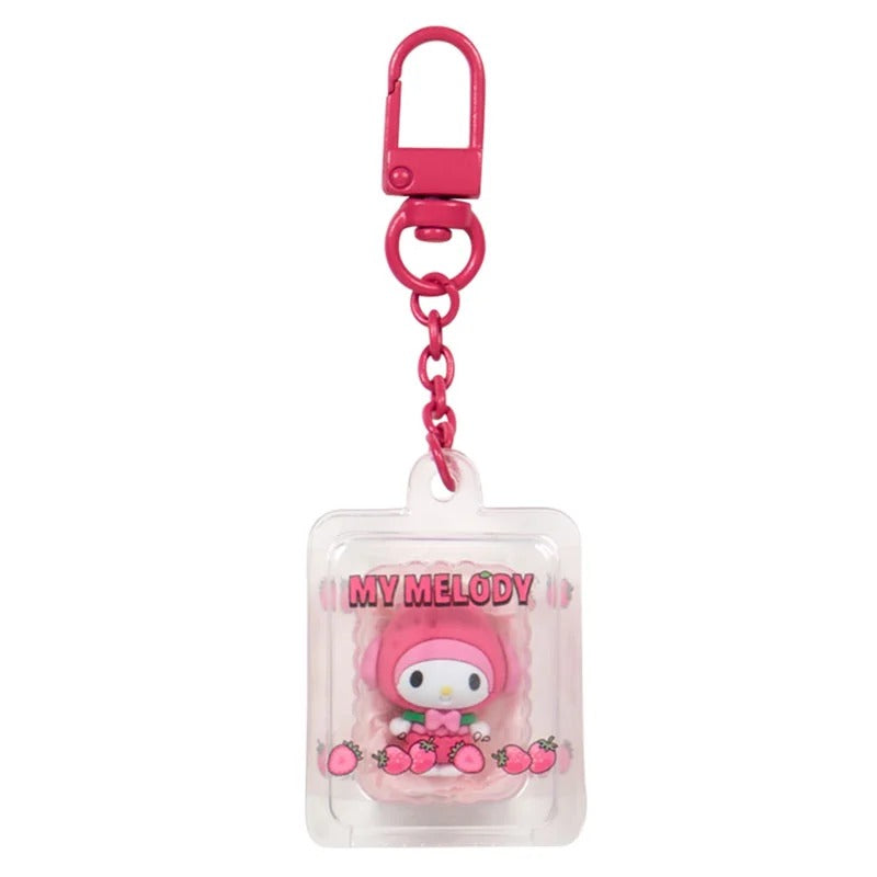 Sanrio Characters Mini Keychain Blind Box (Fruits Series) Accessory Japan Original