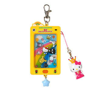 Hello Kitty and Friends Interactive Smartphone-shaped Bag Charm (Yellow) Accessory Japan Original