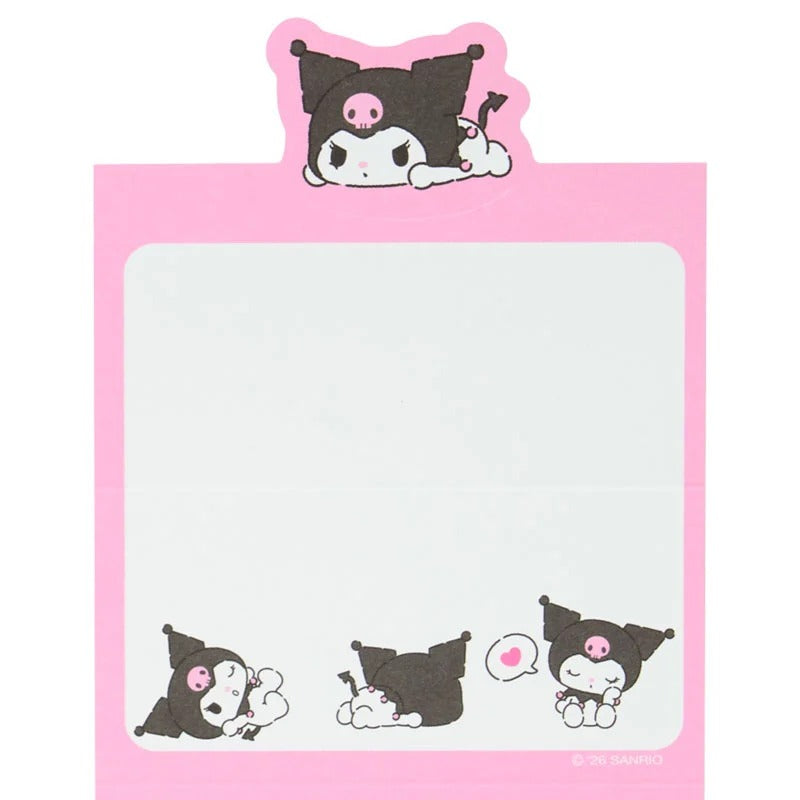 Kuromi Mini Notes Memo Pad (Strike A Pose Series) Stationery Japan Original