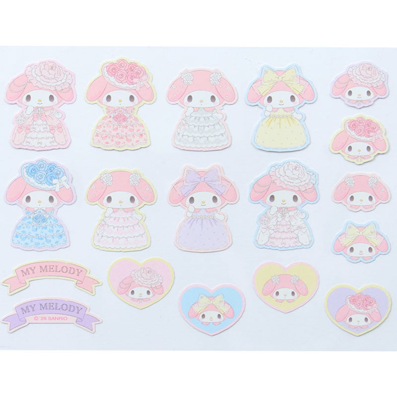 My Melody 24-pc Sticker Set (Lady My Melody Series) Stationery Japan Original