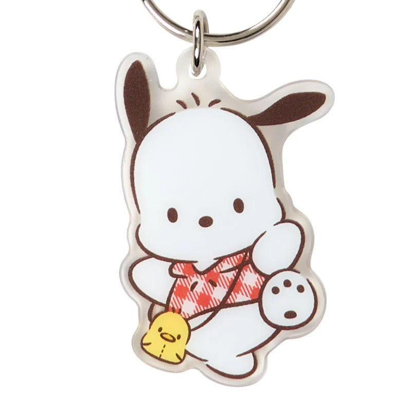 Pochacco Keychain Carabiner (I Love Pi-Chans Series) Accessory Japan Original
