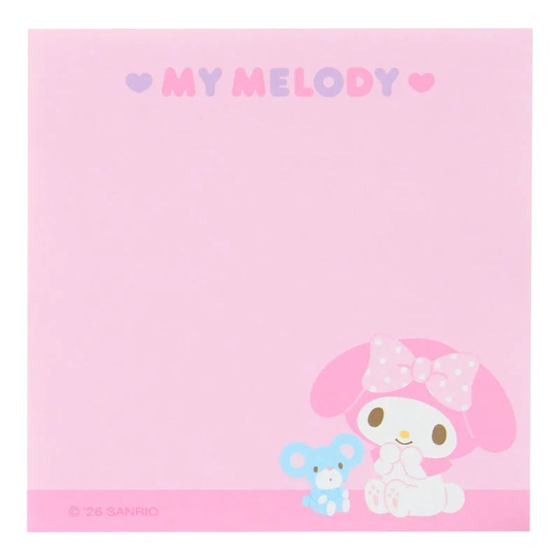 My Melody 3-Tier Mini Memo Pad (Expressions) Stationery Japan Original