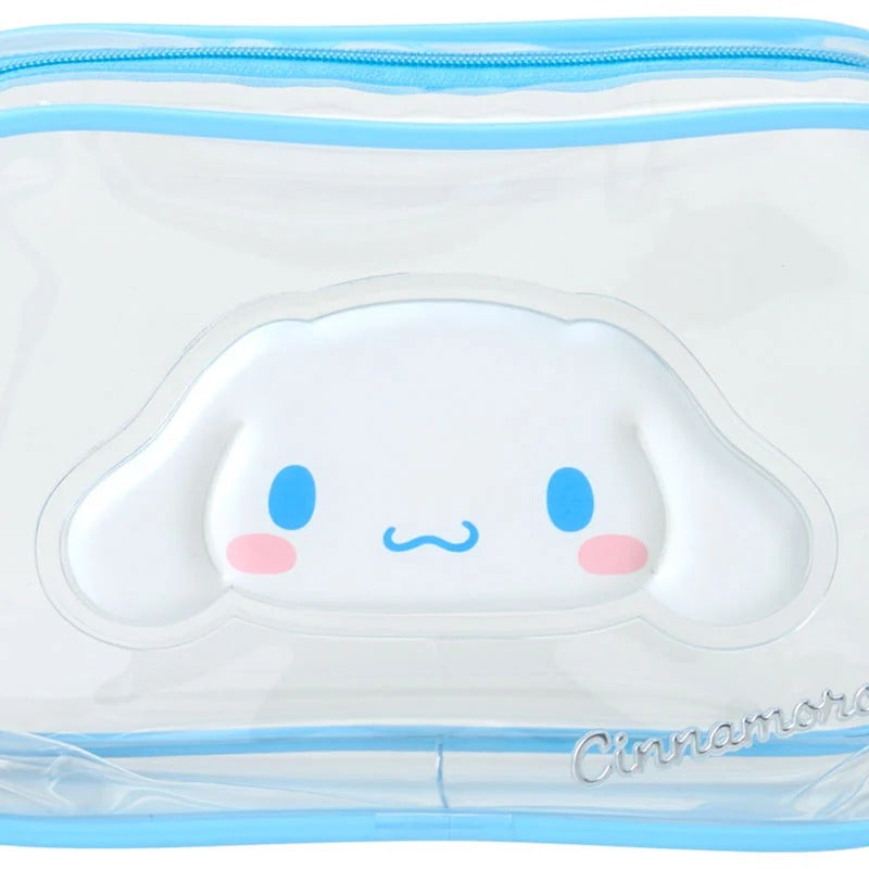 Cinnamoroll Clear Classic Zipper Pouch Bags Japan Original