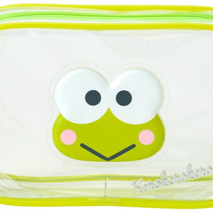 Keroppi Clear Classic Zipper Pouch Bags Japan Original