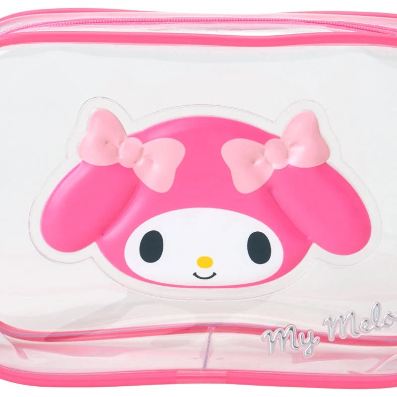 My Melody Clear Classic Zipper Pouch Bags Japan Original