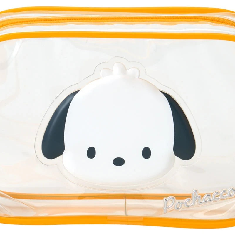 Pochacco Clear Classic Zipper Pouch Bags Japan Original