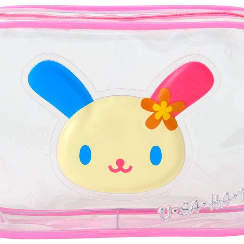 U*SA*HA*NA Clear Classic Zipper Pouch Bags Japan Original