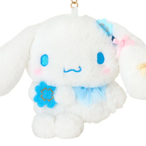 Cinnamoroll Plush ID Badge Holder & Reel (Blue Clover Series) Plush Japan Original