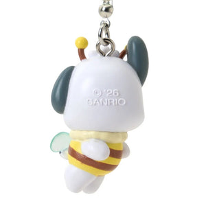Pochacco Beaded Bag Charm (Sweet As Can Bee Series) Accessory Japan Original