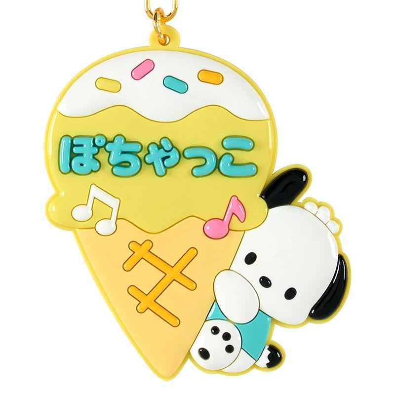 Pochacco Keychain Mirror (Kawaii School Series) Accessory Japan Original