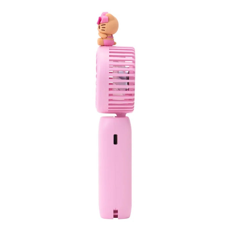 Hello Kitty 2-Way Portable Handy Fan (Pink) Travel Japan Original