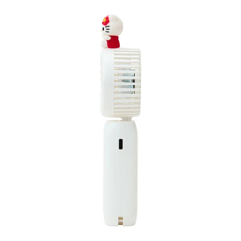 Hello Kitty 2-Way Portable Handy Fan (White) Travel Japan Original