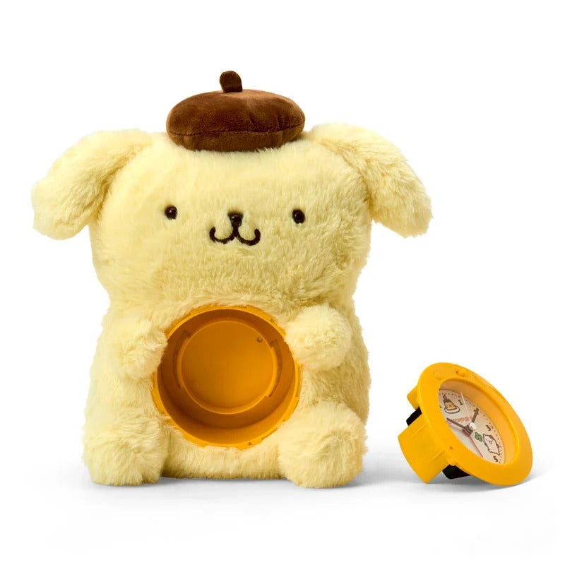 Pompompurin Plush Clock (30th Anniversary Series) Home Goods Japan Original