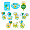 Keroppi 10-pc Mini Sticker Pack (Adventure Balloon Series) Stationery Japan Original