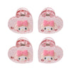 My Melody 4-pc Mini Glitter Hair Clip Set Accessory Japan Original