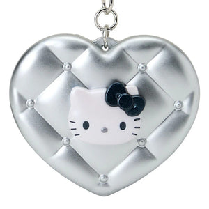 Hello Kitty Quilted Mini Mirror Keychain Accessory Japan Original