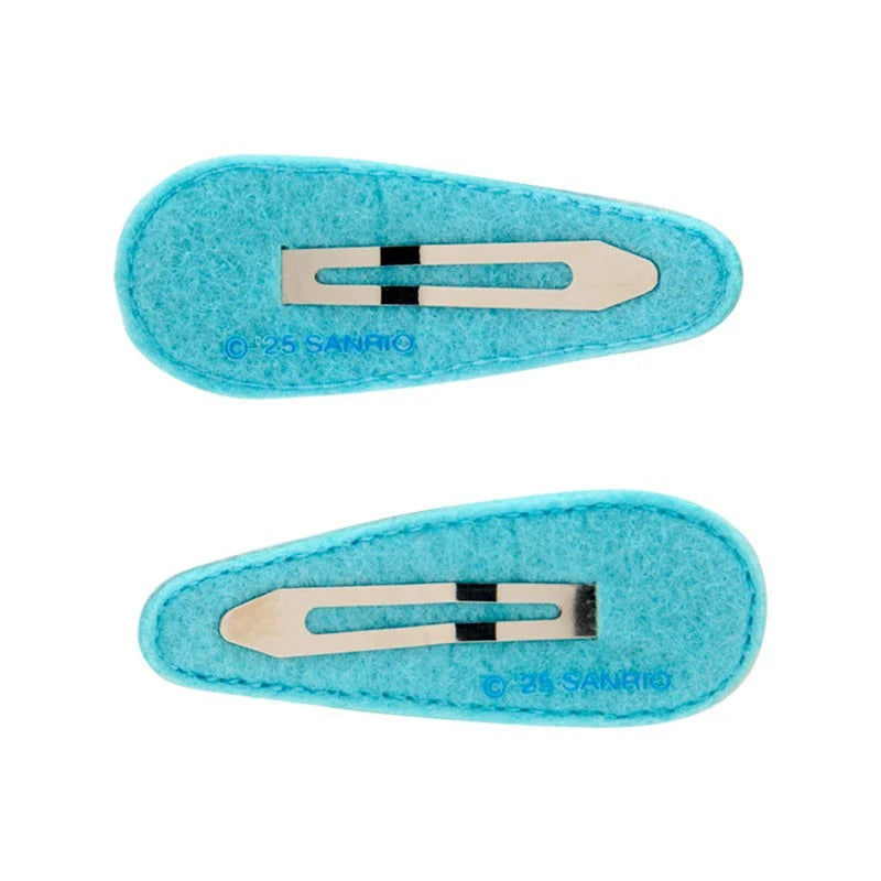 Cinnamoroll 2-pc Quilted Hair Clip Set Accessory Japan Original