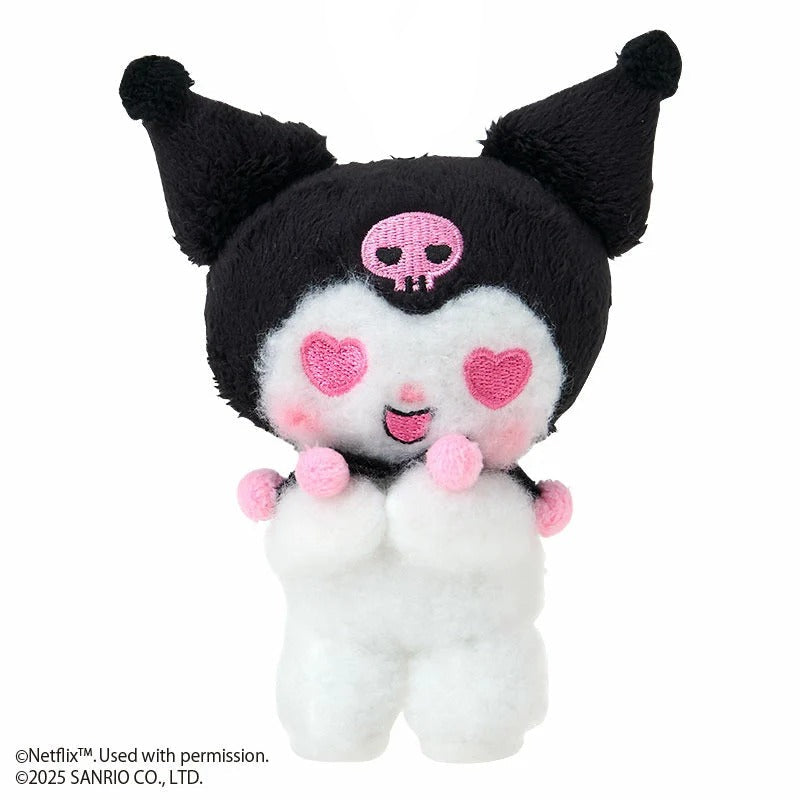 Kuromi Lovestruck Plush Mascot Keychain (My Melody & Kuromi Netflix Series)