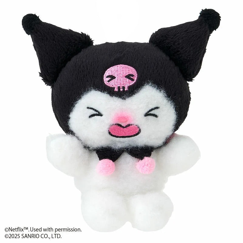 Kuromi Crying Plush Mascot Keychain (My Melody & Kuromi Netflix Series) Accessory Japan Original