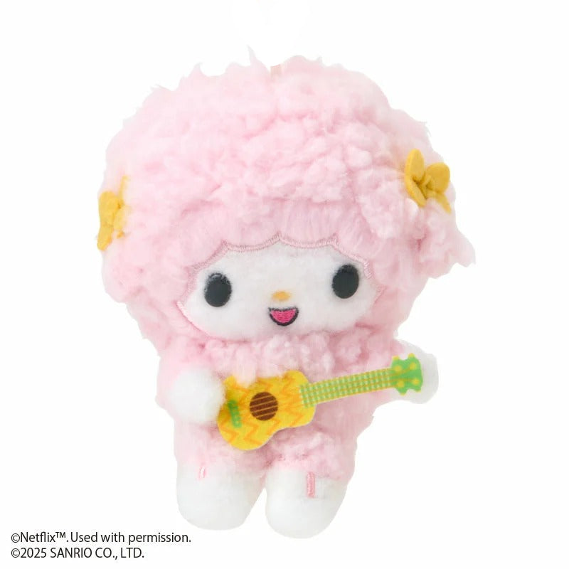 My Sweet Piano Guitar Plush Mascot Keychain (My Melody & Kuromi Netflix Series) Accessory Japan Original